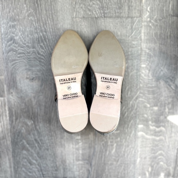 Italeau Miralda Brown Suede Ankle Booties size 37 (size 6) - Picture 5 of 10